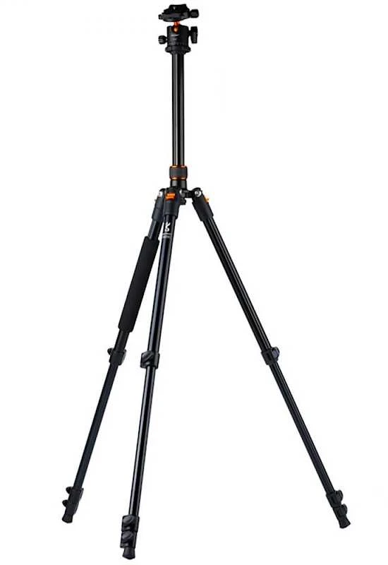 Trikojis Stovas - K&F Concept K234A1 160cm 4kg Apkrovos Ball Head