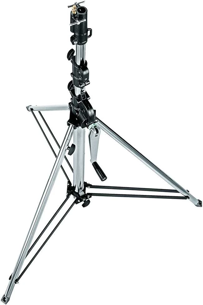 Trikojo stovas - Manfrotto WIND UP Trumpas Plieninis Juodas
