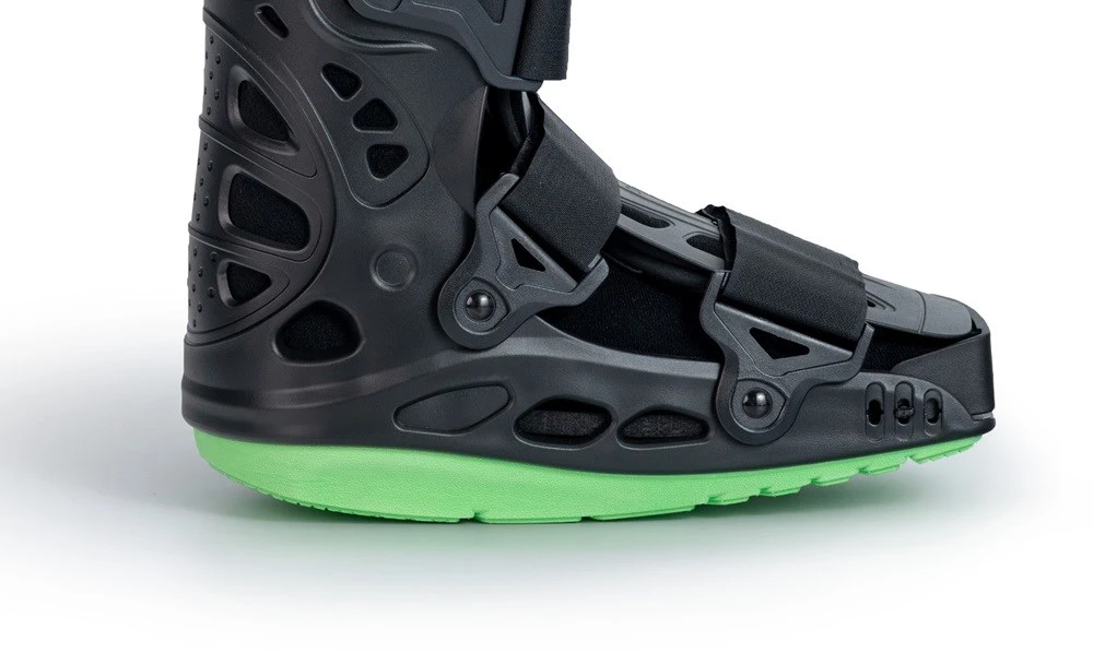Reha Fund Short Ankle-Foot Orthosis "AIR WALKER DUO" SHORT O-1185/M REHAFUND, Juodas