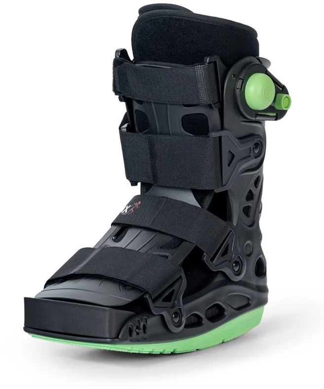Reha Fund Short Ankle-Foot Orthosis "AIR WALKER DUO" SHORT O-1185/M REHAFUND, Juodas