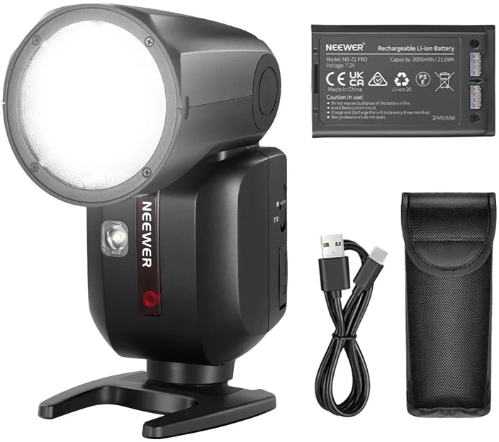 „Neewer Z2-S TTL Speedlite“ blykstė, skirta „Sony“ fotoaparatams