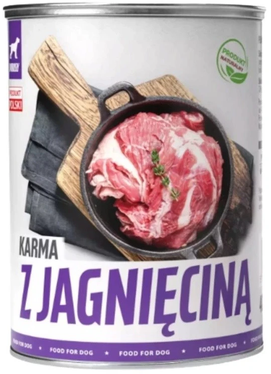 TufTuf TUF TUF ėriena ėdalas - Šlapias šunų ėdalas - 800g