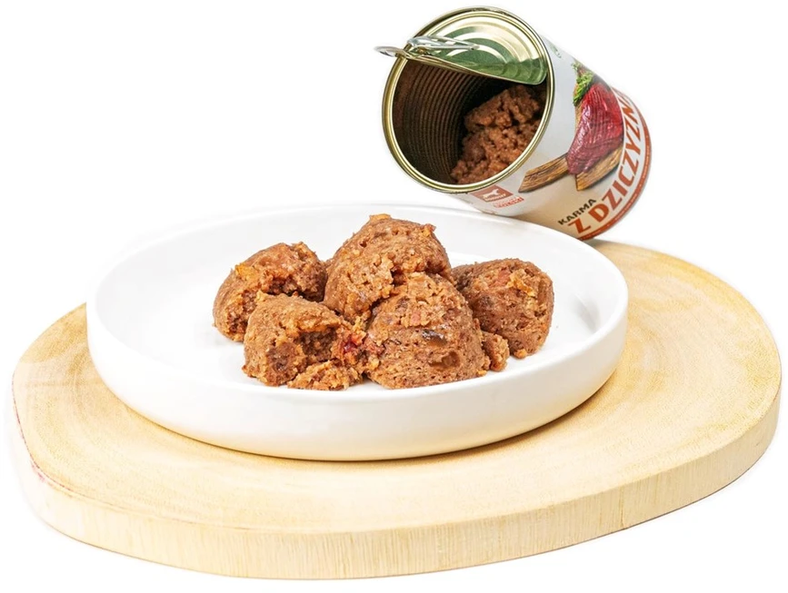 TufTuf TUF TUF elnienos maistas - šlapias šunų maistas - 800g