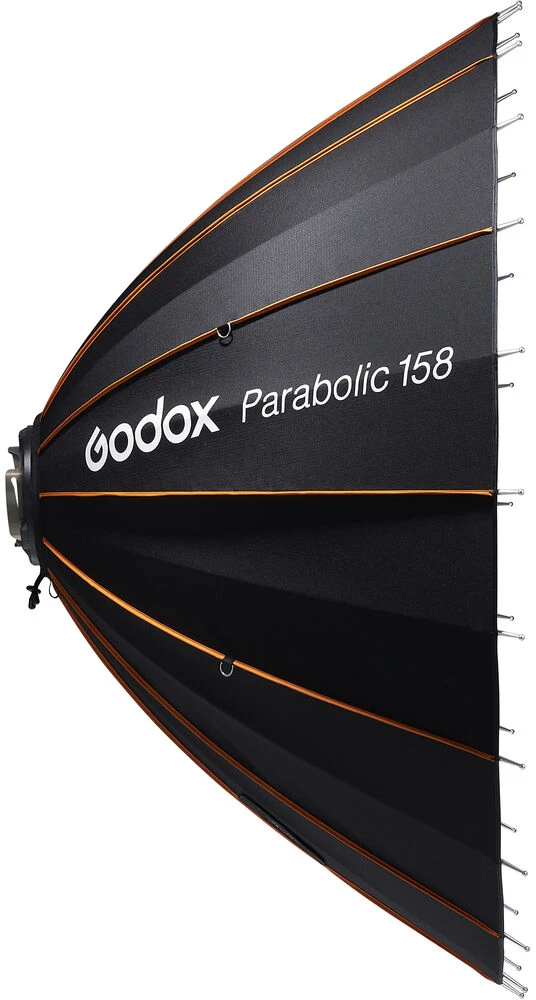 Uitgelicht Apšvietimo Įranga - Godox Parabolinis Reflektorius 158, 24-šakų Dizainas, Lengvas Surinkimas