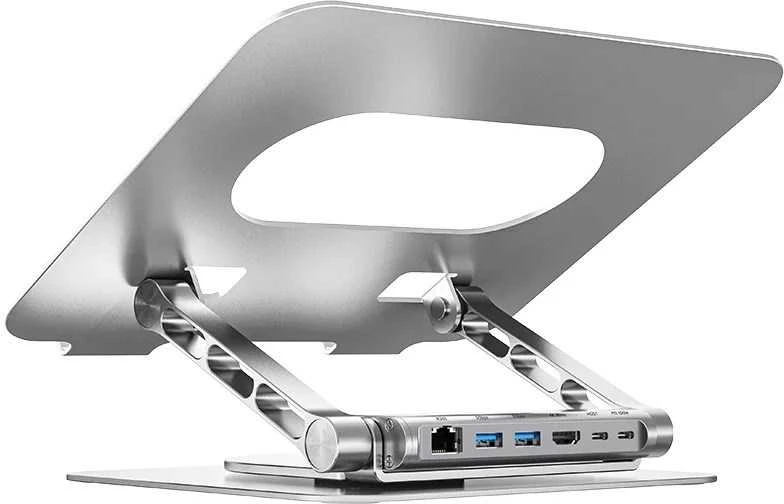 Unitek reguliuojamas stovas su USB-C šakotuvu