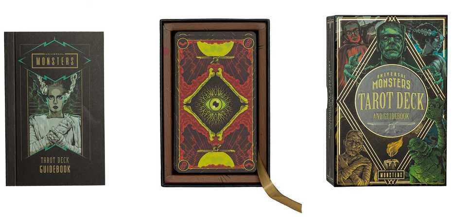 KNYGA Universal Monsters Taro Kortos Ir Vadovas Insight Editions