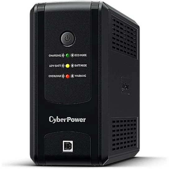 CYBERPOWER UT850EG Line-Interactive 850VA LED AVR USB HID suderinama Output 3 Schuko juodas