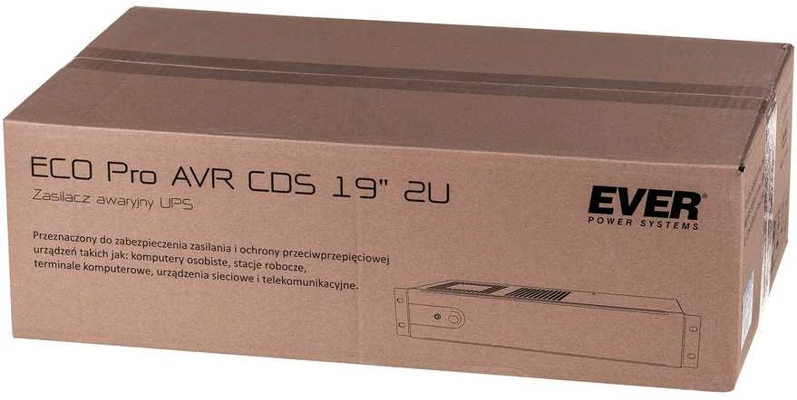 Maitinimo šaltinis Ever ECO PRO W/EAVRRM-001K00 (stelažas, 1000VA)