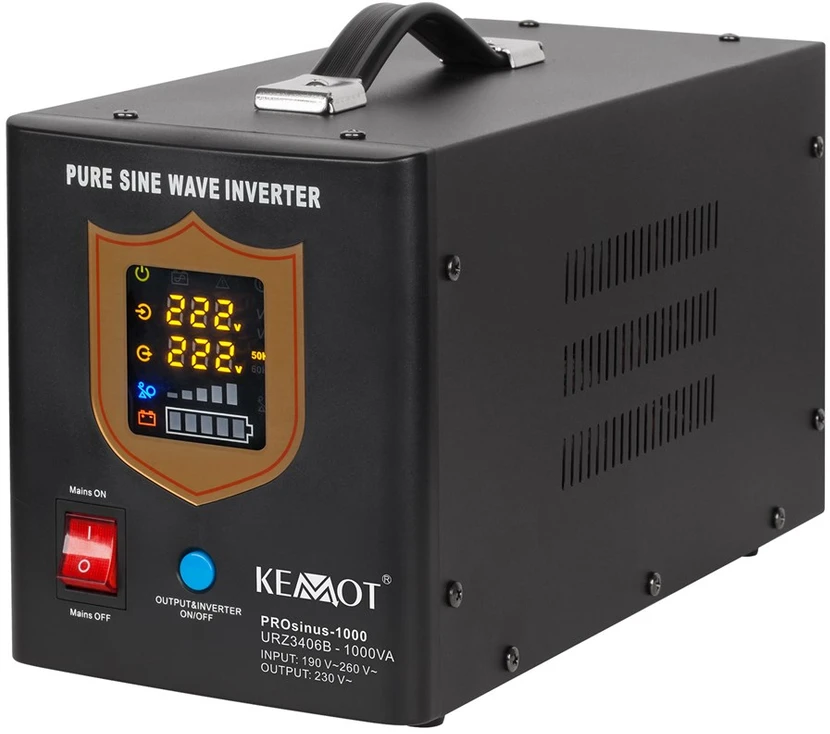 UPS - KEMOT PROsinus-1000 1 000 VA/700 W juodas
