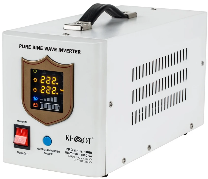 UPS - KEMOT PROsinus-1000 1 000 VA/700 W 12 V grynosios sinusoidės keitiklis