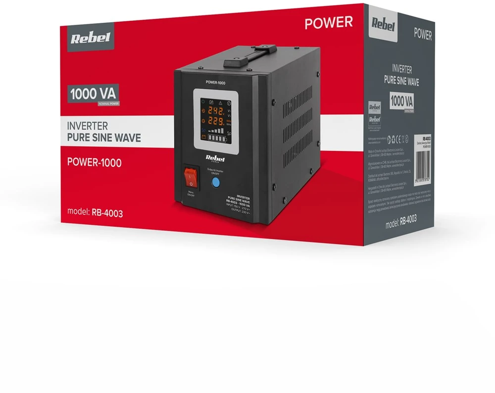 UPS - Rebel POWER-1000 1 000 VA/700 W 12 V UPSverter