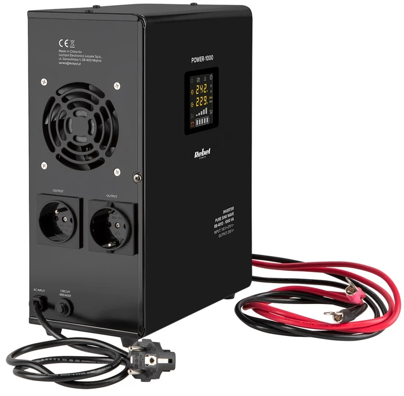 UPS - Rebel POWER-1000 1 000 VA 700 W juodas
