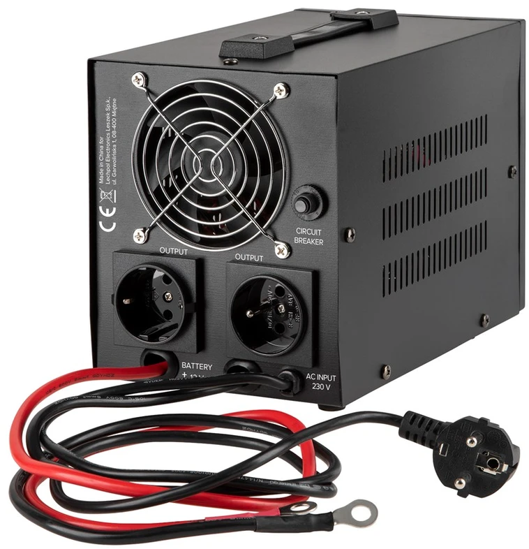 UPS - Rebel POWER-500 500 VA/300 W grynos sinusoidės keitiklis juodas