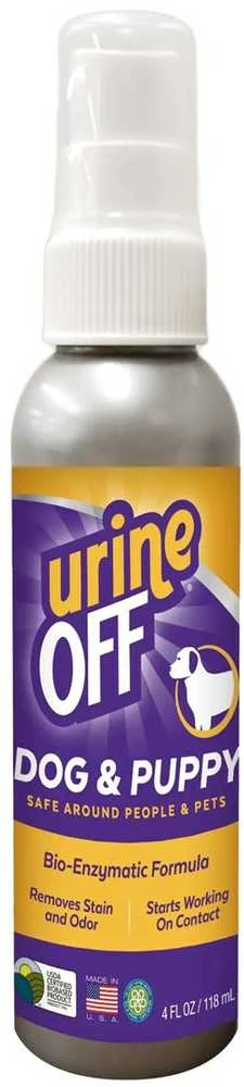 Urine OFF Dog 118 ml purškiama priemonė šunų šlapimo kvapui ir dėmėms naikinti