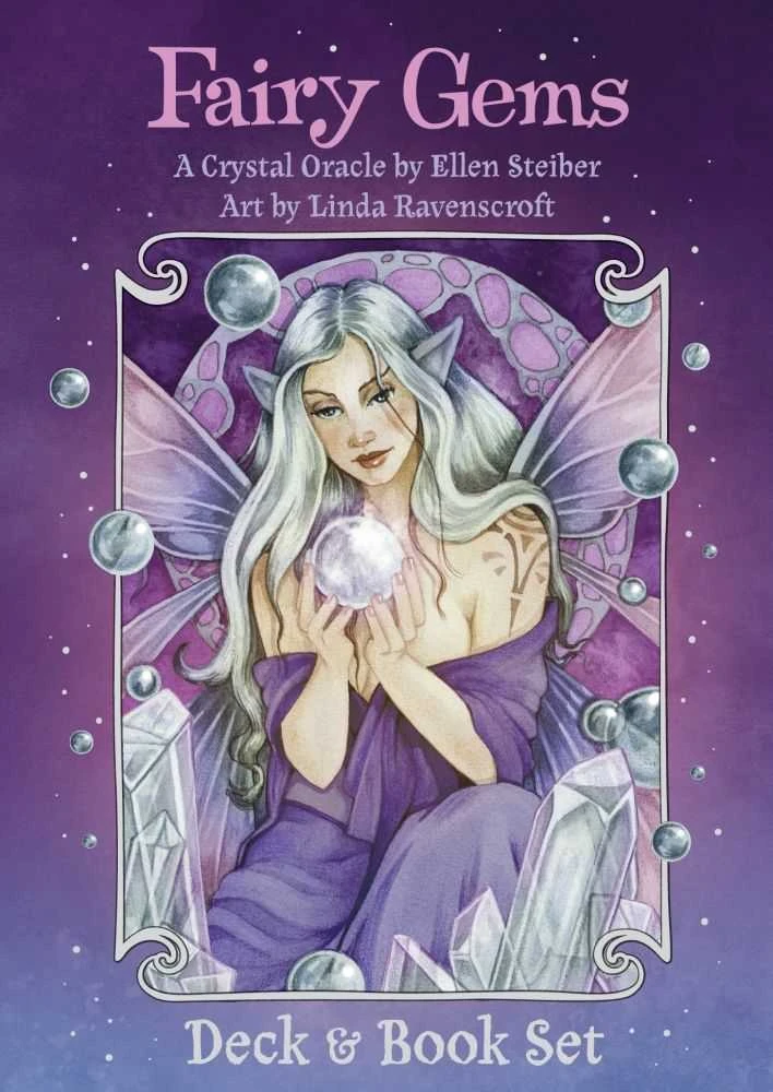 US Games Systems Fairy Gems A Crystal Oracle Kortų Ir Knygos Rinkinys