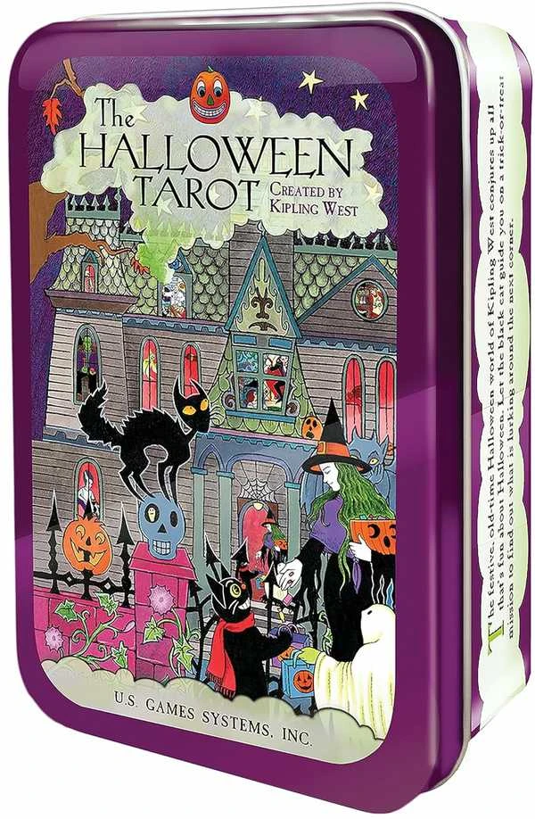 US Games Systems Halloween Skardinėje Dėžutėje Taro Kortos
