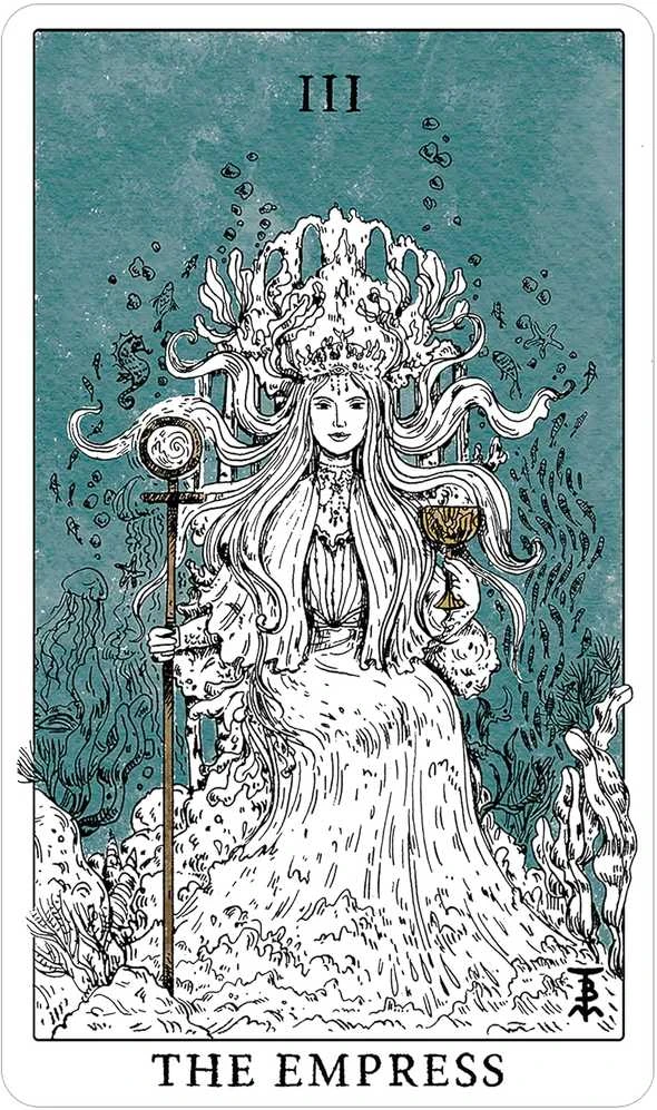 Us Games Systems Taro kortų rinkinys - Tempest Tarot Deck 78 Kortos ir 72 Puslapių Gidas, 12.5x7.5x3.5 cm