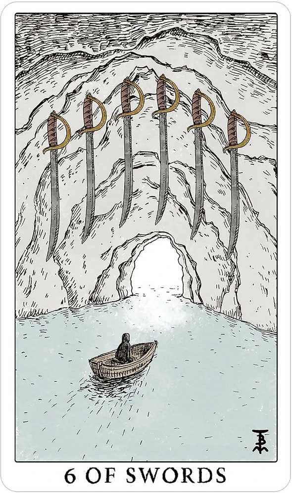 Us Games Systems Taro kortų rinkinys - Tempest Tarot Deck 78 Kortos ir 72 Puslapių Gidas, 12.5x7.5x3.5 cm