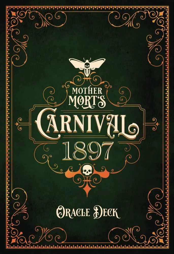 Us Games Systems Orakulo kortų rinkinys - Motinos Mort Carnival 1897 32 Kortos 80 Puslapių Knyga