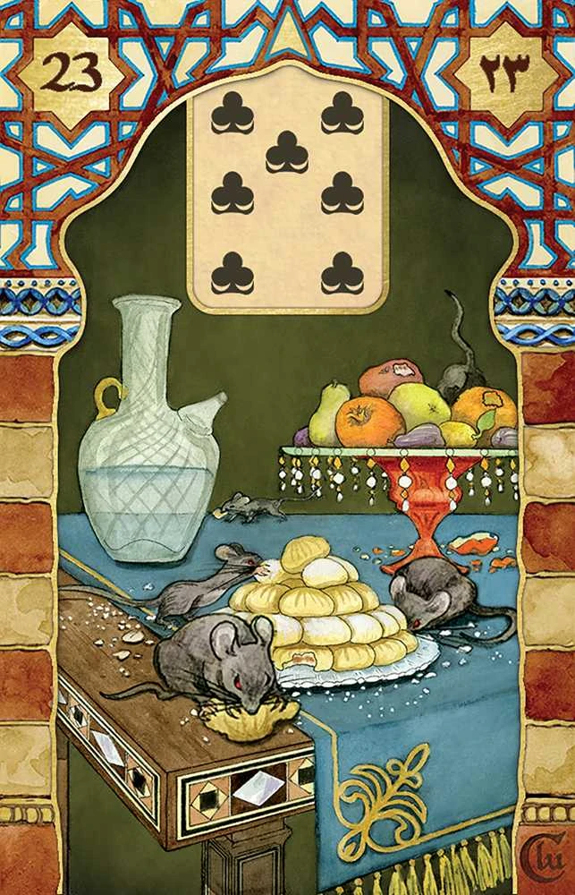 US Games Systems Rana George Lenormand kortos
