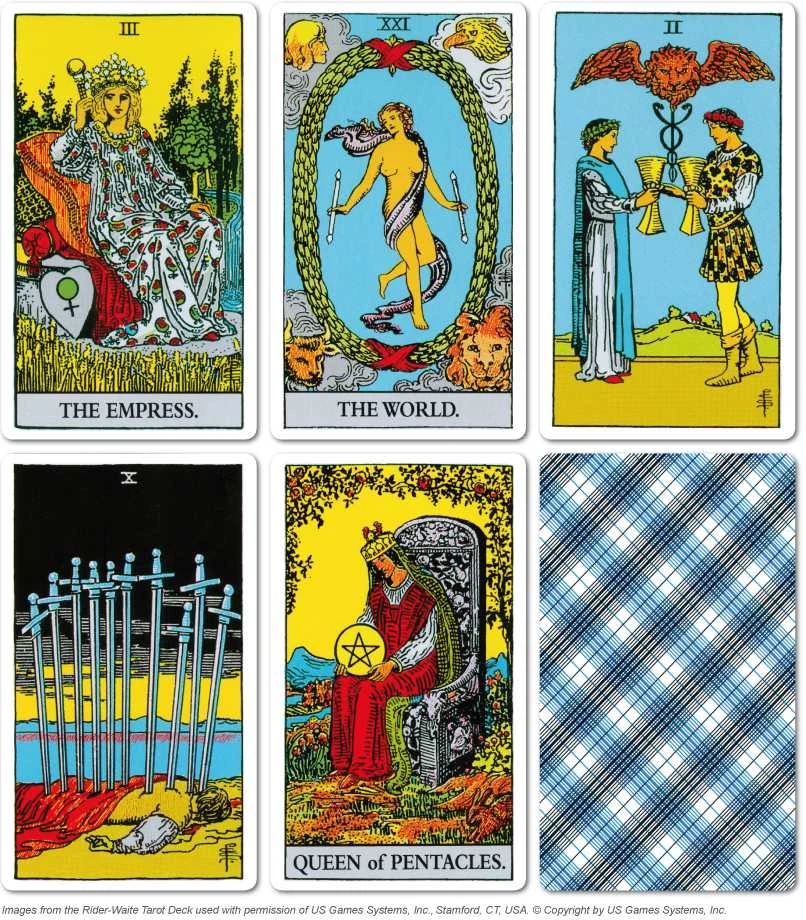 US Games Systems Rider Waite Taro Kortos
