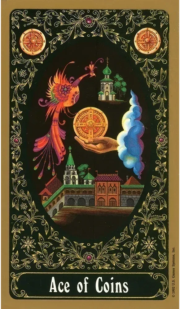 US Games Systems Russian Tarot of St Petersburg Taro kortos