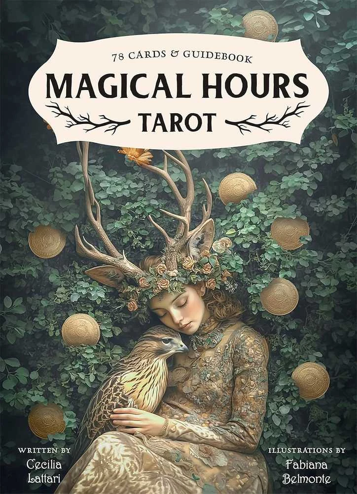 Us Games Systems Taro kortos - Magiškos Valandos Tarot 78 Kortų su Gidu 12x16.2x5.8 cm