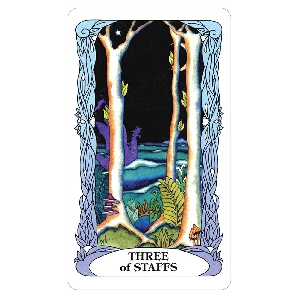 US Games Systems Tarot Of A Moon Garden Kortos