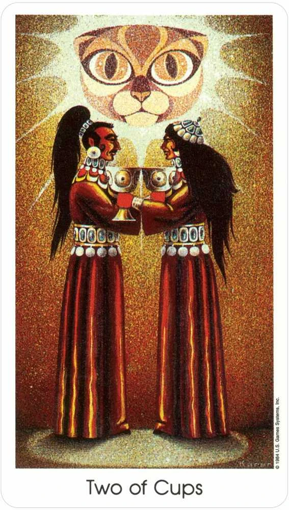 US Games Systems Tarot Of The Cat People Kortos