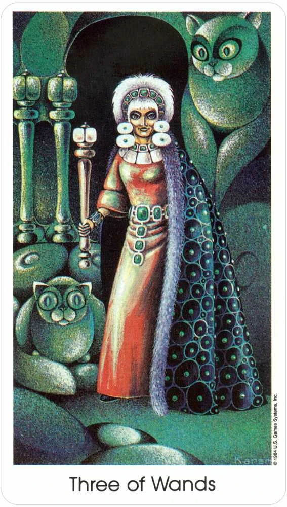 US Games Systems Tarot Of The Cat People Kortos