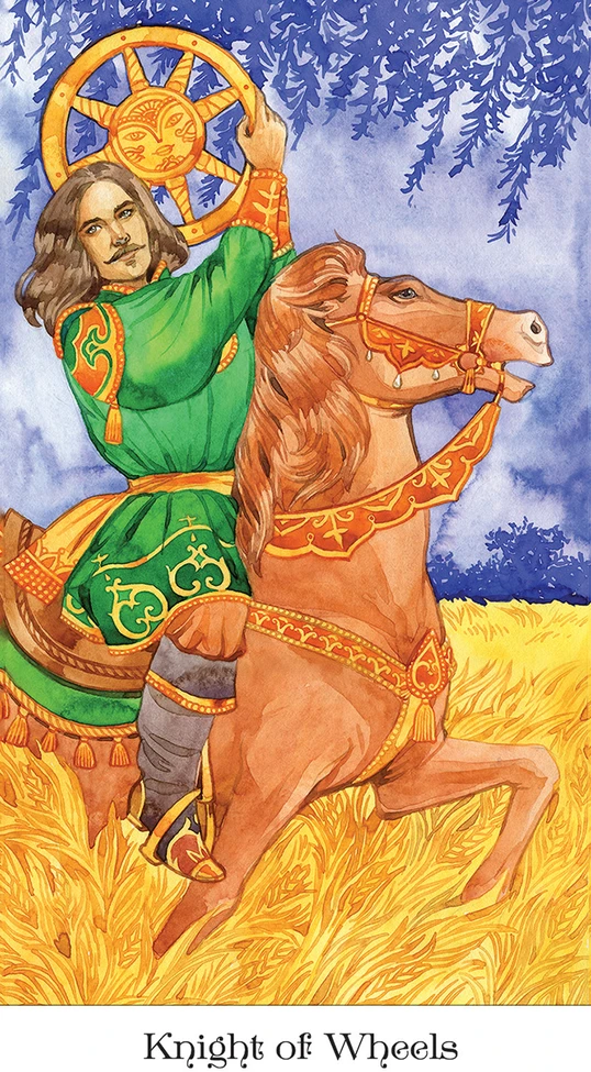 US Games Systems Tarot Of The Golden Wheel Kortos