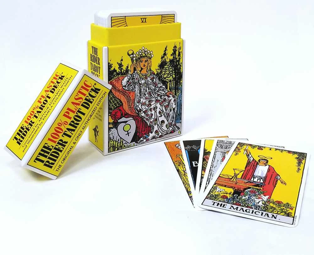 Us Games Systems The 100 Percent Plastic Rider Tarot Kortos