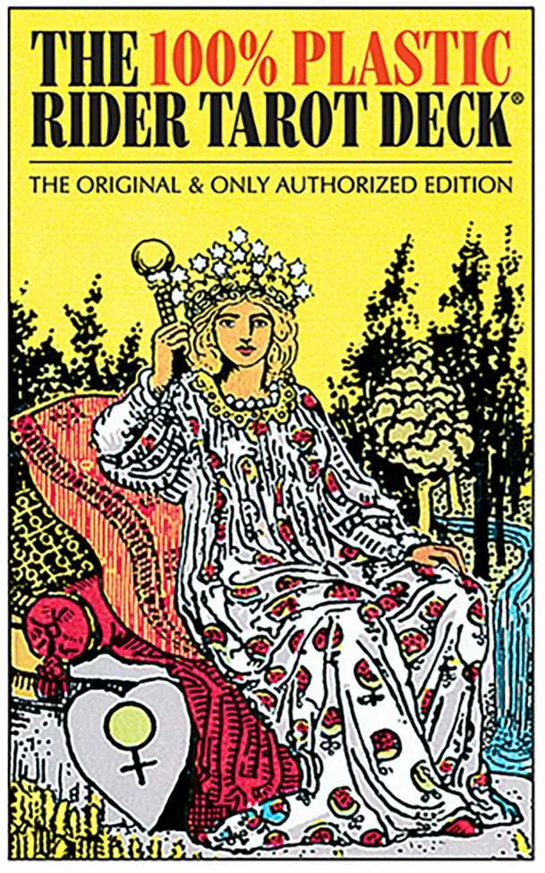 Us Games Systems The 100 Percent Plastic Rider Tarot Kortos