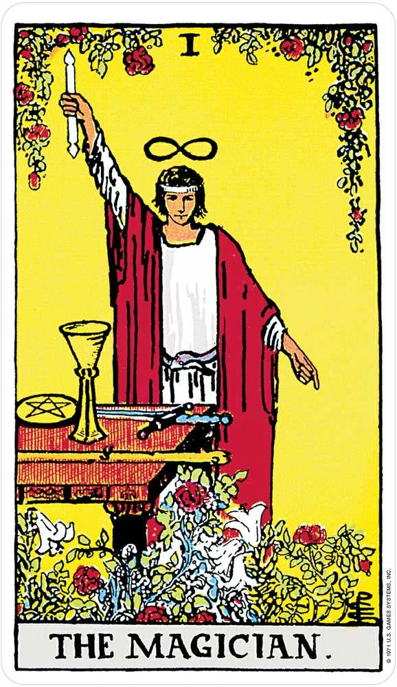 Us Games Systems The 100 Percent Plastic Rider Tarot Kortos