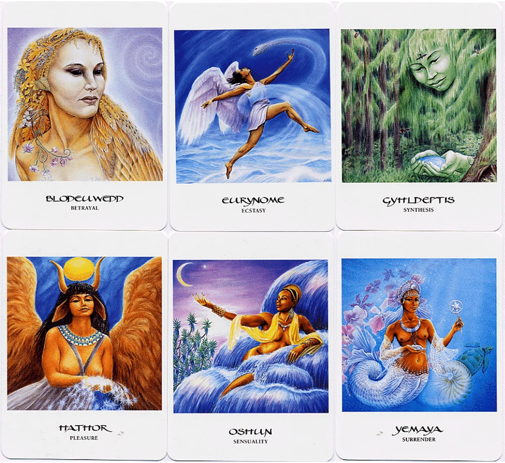 US Games Systems The Goddess Oracle Kortų Ir Knygos Rinkinys