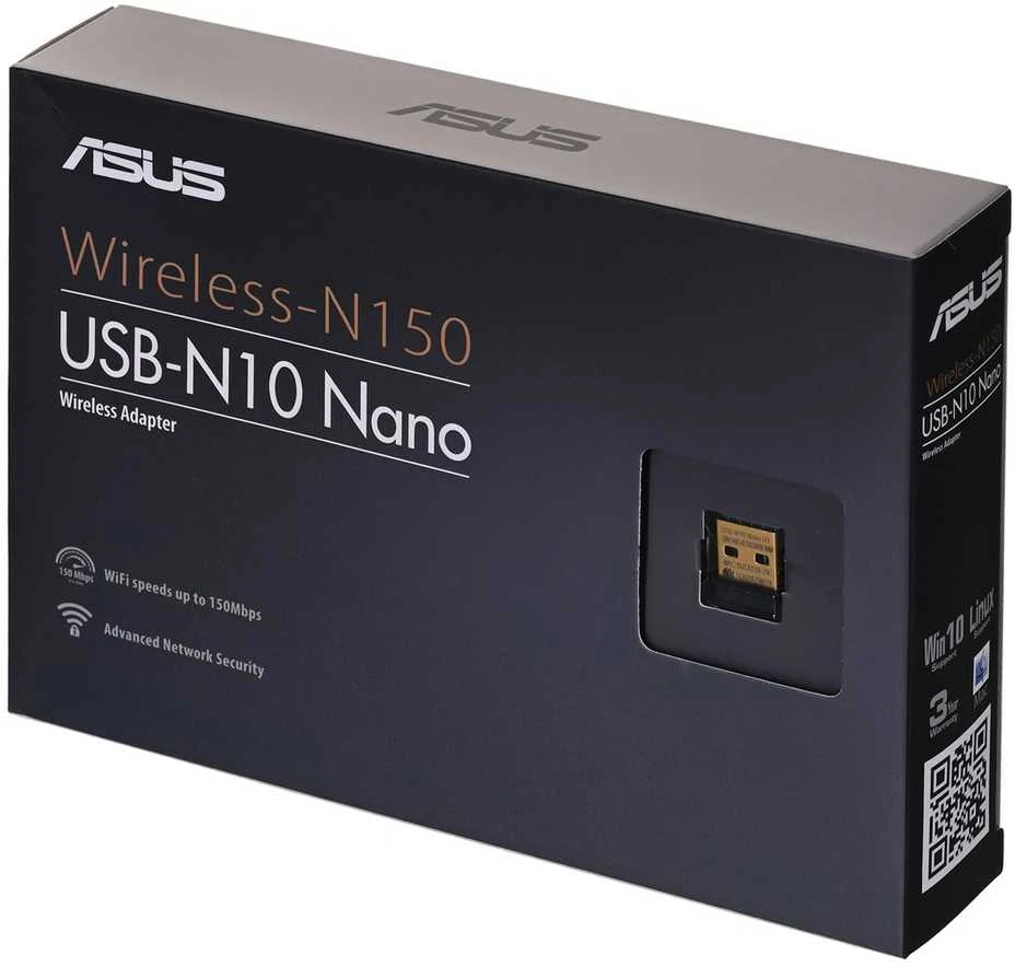 ASUS USB-N10 Nano B1 N150 WLAN 150 Mbit/ai Vidinis