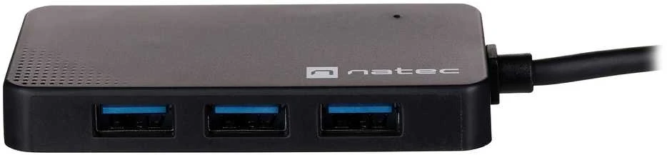 NATEC NHU-1342 Hub USB 3.0 Moth 4-jungtys Juodas