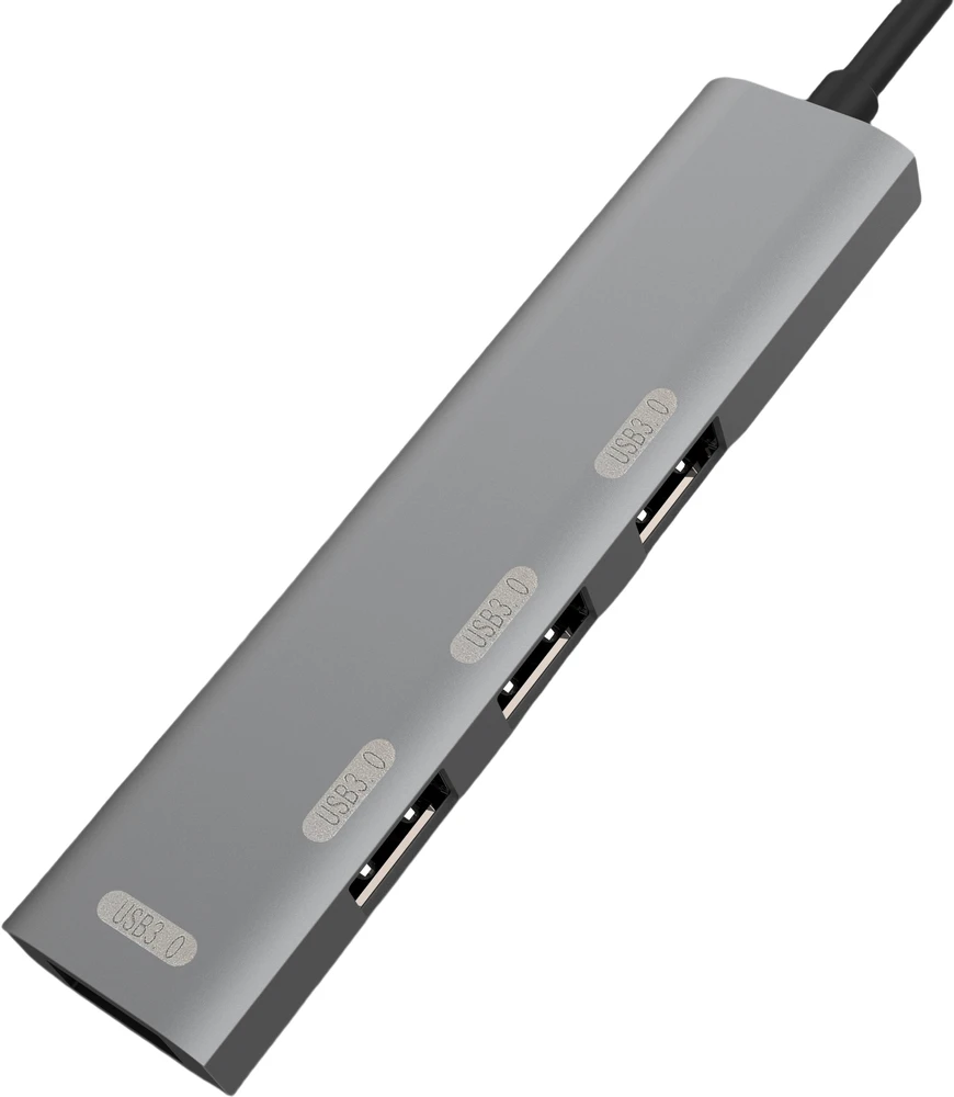 USB Adapteris - Platinet 4 Prievadų USB-C Multimedijos Adapteris 46242