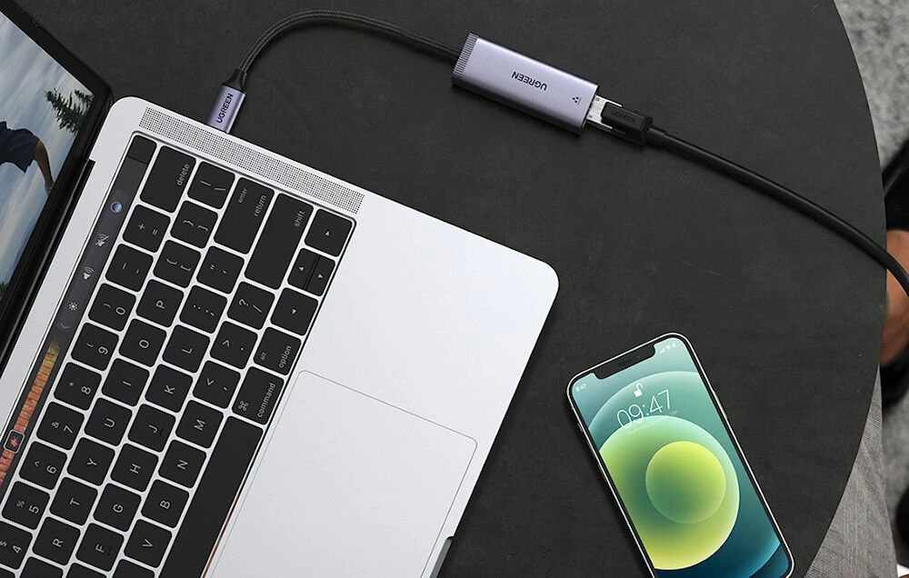 UGREEN CM483 USB-C - RJ45 tinklo adapteris