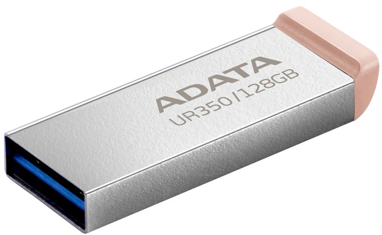 USB Atmintinė - ADATA UR350 128 GB USB Type-A 3.2 Gen 1 Metalinė Bronzinė
