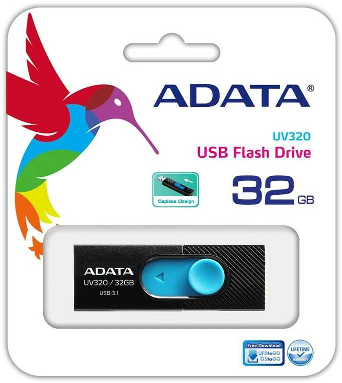 Atmintukas Adata UV320 32GB Juodas