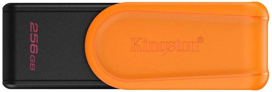 KINGSTON 256GB Portable USB 3.2 Gen 1 DataTraveler Exodia S Juodas/Oranžinis