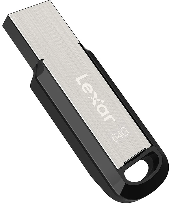 Lexar | Flash Drive | JumpDrive M400 | 64 GB | USB 3.0 | Juodas/Pilkas