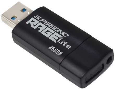 USB Atmintinė - Patriot Rage Lite 512GB 120MB/s Ištraukiama Juoda