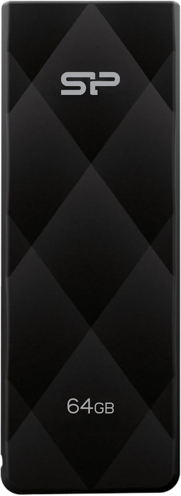USB Atmintinė - Silicon Power Blaze B20 64GB USB 3.2 Juoda