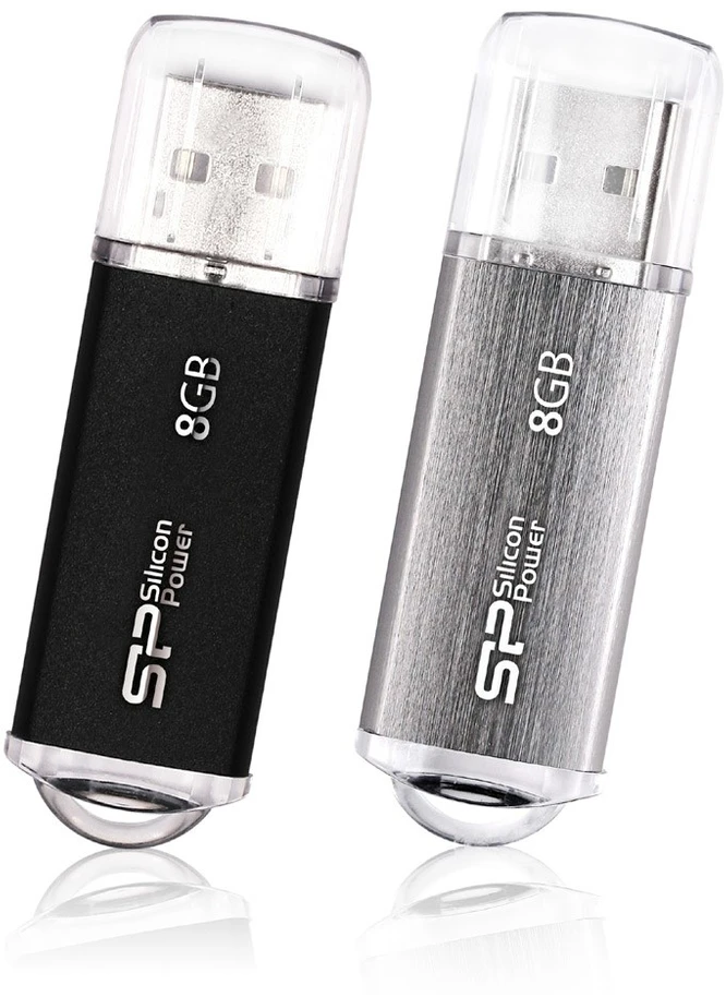 Silicon Power | Ultima-II | 8 GB | USB Type-A | Juodas