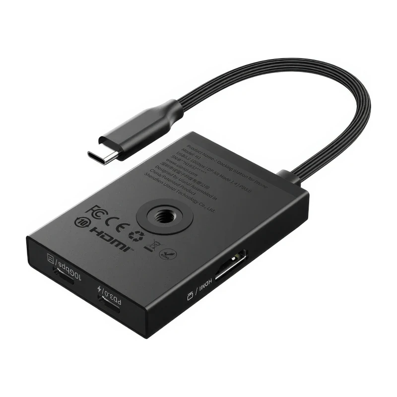 USB šakotuvas – Ulanzi H1 4 viename USB C medijos šakotuvas 10 Gbps, 4K HDMI