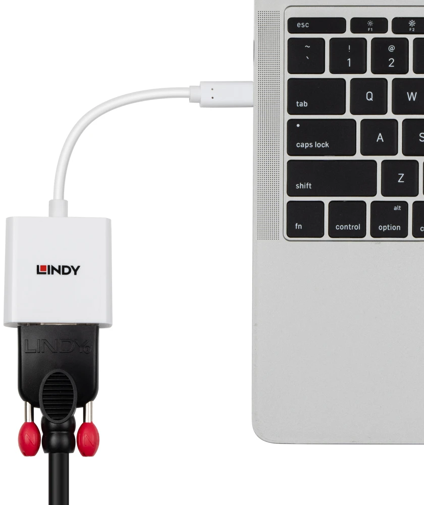USB-C Į VGA Adapteris - Lindy 1920 × 1 200 60 Hz