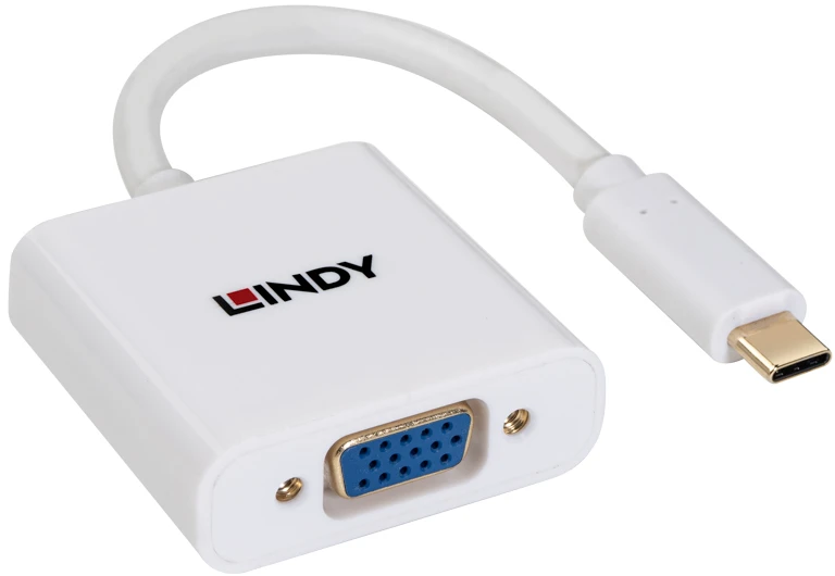 USB-C Į VGA Adapteris - Lindy 1920 × 1 200 60 Hz