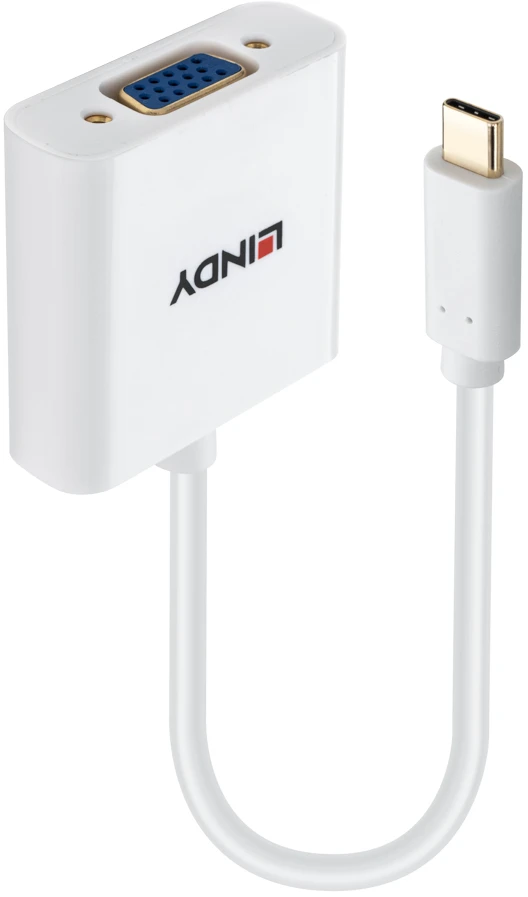 USB-C Į VGA Adapteris - Lindy 1920 × 1 200 60 Hz